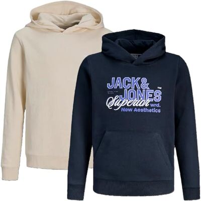JACK & JONES Junior Kinder Jungen Kapuzenpullover Kids Hoodie Sweatshirt Sweat Shirt Hood JACK & JONES Junior Kinder Jungen Kapuzenpullover Kids Hoodie Sweatshirt Sweat Shirt Hood
