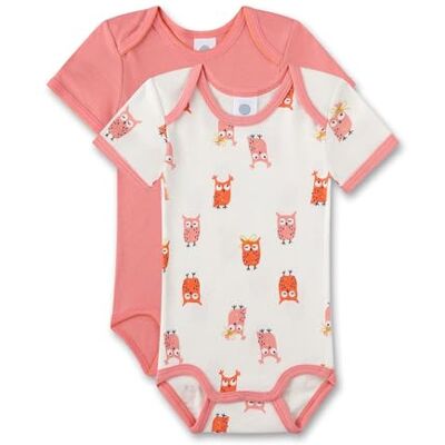 Sanetta Baby-Body kurzarm (Doppelpack) rosa & off-white Eule Hochwertiger und nachhaltiger Body für Mädchen aus Bio-Baumwolle. Inhalt: 2er Set Baby Body Sanetta Baby-Body kurzarm (Doppelpack) rosa & off-white Eule Hochwertiger und nachhaltiger Body für Mädchen aus Bio-Baumwolle. Inhalt: 2er Set Baby Body