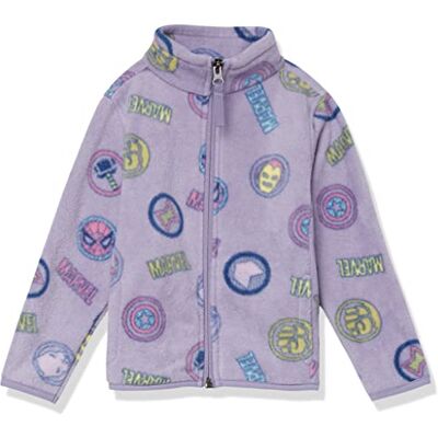 Amazon Disney Marvel Star Wars Princess Mädchen Polarfleece-Jacke mit durchgehendem Reißverschluss und Stehkragen, Marvel Logo, 6-7 Jahre Amazon Disney Marvel Star Wars Princess Mädchen Polarfleece-Jacke mit durchgehendem Reißverschluss und Stehkragen, Marvel Logo, 6-7 Jahre