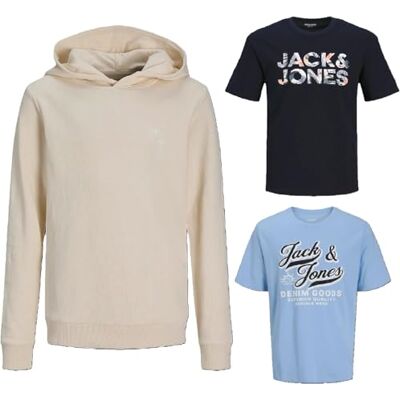 JACK & JONES Junior Kinder Jungen Kapuzenpullover Kids Hoodie Sweatshirt Sweat Shirt Hood JACK & JONES Junior Kinder Jungen Kapuzenpullover Kids Hoodie Sweatshirt Sweat Shirt Hood