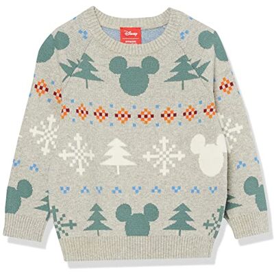 Amazon Disney Marvel Star Wars Jungen Pullover mit Rundhalsausschnitt, Mickey Fair Isle Boys, 4 Jahre Amazon Disney Marvel Star Wars Jungen Pullover mit Rundhalsausschnitt, Mickey Fair Isle Boys, 4 Jahre