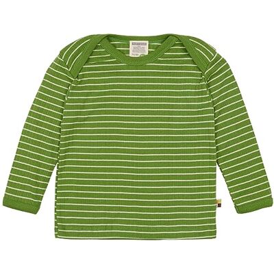 loud + proud Unisex Kinder Derby Rib, GOTS Zertifiziert Shirt, Grass, 74-80 EU loud + proud Unisex Kinder Derby Rib, GOTS Zertifiziert Shirt, Grass, 74-80 EU