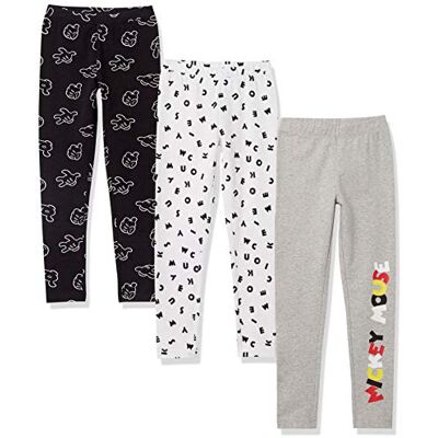 Amazon Disney Marvel Star Wars Frozen Princess Mädchen Leggings, 3er-Pack, Mickey Classic, 4 Jahre Amazon Disney Marvel Star Wars Frozen Princess Mädchen Leggings, 3er-Pack, Mickey Classic, 4 Jahre
