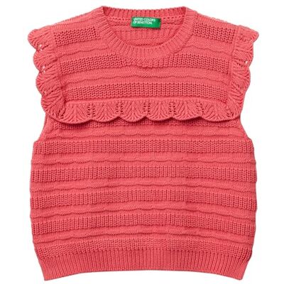 United Mädchen und Jungen Maglia S/M 1077g100v Pullunder, Rosa, 2 Jahre United Mädchen und Jungen Maglia S/M 1077g100v Pullunder, Rosa, 2 Jahre
