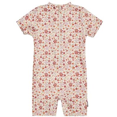 Sterntaler Schwimmanzug Blumen – Kinder-Schwimmanzug aus Bademodenstoff mit Elasthan, Blumenmuster, Reißverschluss vorne, Windeleinsatz, UV-Schutz 50+ – Ecru, Größe 68 Sterntaler Schwimmanzug Blumen – Kinder-Schwimmanzug aus Bademodenstoff mit Elasthan, Blumenmuster, Reißverschluss vorne, Windeleinsatz, UV-Schutz 50+ – Ecru, Größe 68