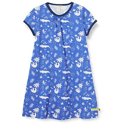 loud + proud Baby Mädchen Dress Allover Print Organic Cotton Kleid, per Pack Blau (Cobalt Cob), 74/80 (Herstellergröße: 74/80) loud + proud Baby Mädchen Dress Allover Print Organic Cotton Kleid, per Pack Blau (Cobalt Cob), 74/80 (Herstellergröße: 74/80)