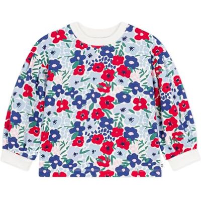 Petit Bateau A0flp Tageskleidung für Mädchen, Marshmallow/Multico, 8 Jahre Petit Bateau A0flp Tageskleidung für Mädchen, Marshmallow/Multico, 8 Jahre