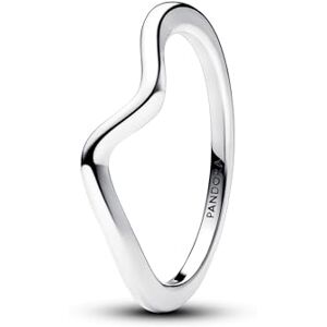 PANDORA Timeless Polierte Welle Ring aus Sterling-Silber, Größe 54, 193095C00-54 PANDORA Timeless Polierte Welle Ring aus Sterling-Silber, Größe 54, 193095C00-54