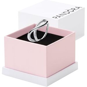 PANDORA Essence Organisch Geformter Unendlichkeitsring aus Sterling Silber, Größe: 58, 193318C00-58 PANDORA Essence Organisch Geformter Unendlichkeitsring aus Sterling Silber, Größe: 58, 193318C00-58