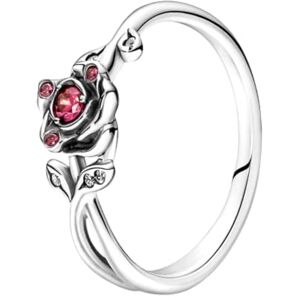PANDORA , Disney Beauty and the Beast Rose Ring, Size 50 PANDORA , Disney Beauty and the Beast Rose Ring, Size 50