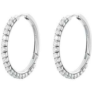 Brosway Desideri Creolen für Damen aus Edelstahl 304 mit Zirkonia, Größe: 3,22 cm, BEIE014 Brosway Desideri Creolen für Damen aus Edelstahl 304 mit Zirkonia, Größe: 3,22 cm, BEIE014