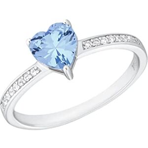 Amor Ring 925 Sterling Silber Damen Ringe, mit Zirkonia synth., Silber, Herz, Kommt in Schmuck Geschenk Box, 2035680 Amor Ring 925 Sterling Silber Damen Ringe, mit Zirkonia synth., Silber, Herz, Kommt in Schmuck Geschenk Box, 2035680