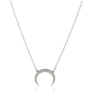 Beneto Halskette Minimalist Silver Crescent Necklace AGS650 / 47 sBE0990 Marke, Estándar, Nicht-Edelmetall, Kein Edelstein Beneto Halskette Minimalist Silver Crescent Necklace AGS650 / 47 sBE0990 Marke, Estándar, Nicht-Edelmetall, Kein Edelstein