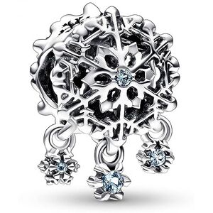PANDORA Eisige Schneeflocke Charm aus Sterling Silber mit künstlich hergestellte Kristallen verziert, Moments Collection, kompatibel Moments Armbändern, 792367C01 PANDORA Eisige Schneeflocke Charm aus Sterling Silber mit künstlich hergestellte Kristallen verziert, Moments Collection, kompatibel Moments Armbändern, 792367C01
