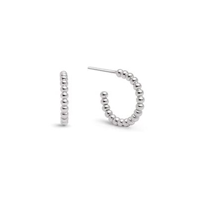 SINGULARU Pebble Dots S Ohrringe. Edelstahl mit silberfarbener Beschichtung. Schmuck für Damen. SINGULARU Pebble Dots S Ohrringe. Edelstahl mit silberfarbener Beschichtung. Schmuck für Damen.