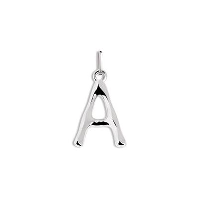 SINGULARU Letter XL Charm. Messing mit Rhodium-Beschichtung. Schmuck für Damen. Buchstabe A. SINGULARU Letter XL Charm. Messing mit Rhodium-Beschichtung. Schmuck für Damen. Buchstabe A.