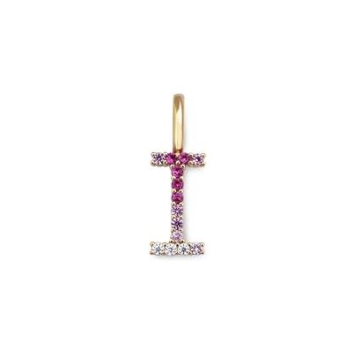SINGULARU Letter Spark Sakura Charm. Sterlingsilber mit 18 Kt Vergoldeter Beschichtung und Zirkonia. Schmuck für Damen. Buchstabe I. SINGULARU Letter Spark Sakura Charm. Sterlingsilber mit 18 Kt Vergoldeter Beschichtung und Zirkonia. Schmuck für Damen. Buchstabe I.
