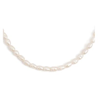 SINGULARU Pompeya Halskette. Edelstahl mit 18 Kt Vergoldeter Beschichtung und Zuchtperle. Schmuck für Damen. SINGULARU Pompeya Halskette. Edelstahl mit 18 Kt Vergoldeter Beschichtung und Zuchtperle. Schmuck für Damen.