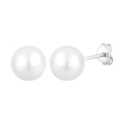 Elli Ohrringe Damen Elegant mit Muschelkernperlen 925 Sterling Silber Elli Ohrringe Damen Elegant mit Muschelkernperlen 925 Sterling Silber