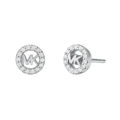 Michael Kors – Premium Kors MK Sterling Silber Logo-Ohrstecker für Damen, MKC1727CZ040 Michael Kors – Premium Kors MK Sterling Silber Logo-Ohrstecker für Damen, MKC1727CZ040