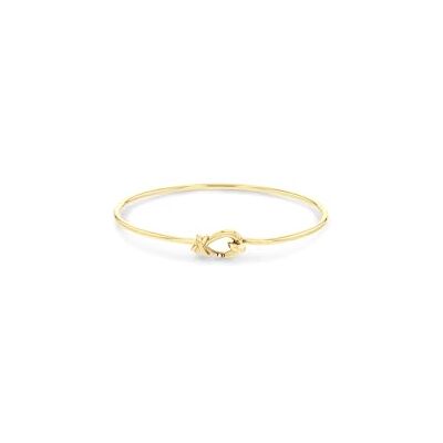 Tommy Hilfiger Jewelry Armreif aus Memory Steel für Damen Kollektion aus Edelstahl und Gelbgold-beschichtung 2781028 Tommy Hilfiger Jewelry Armreif aus Memory Steel für Damen Kollektion aus Edelstahl und Gelbgold-beschichtung 2781028