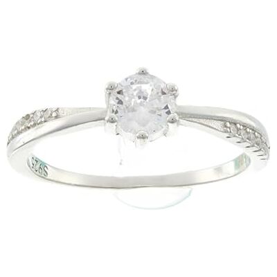 Beneto Beautiful Silver Ring with Clear Zircons AGG304L Circuit: 54 mm sBE1392-54, Estándar, Nicht-Edelmetall, Kein Edelstein Beneto Beautiful Silver Ring with Clear Zircons AGG304L Circuit: 54 mm sBE1392-54, Estándar, Nicht-Edelmetall, Kein Edelstein