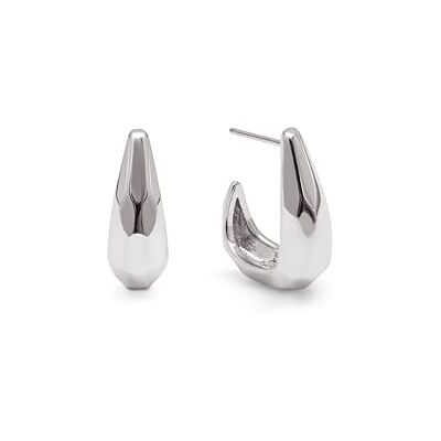 SINGULARU Espresso Creolen. Messing mit Rhodiumbeschichtung. Schmuck für Damen SINGULARU Espresso Creolen. Messing mit Rhodiumbeschichtung. Schmuck für Damen
