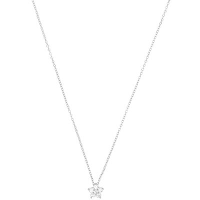 Amor Kette mit Anhänger 925 Sterling Silber Damen Halsschmuck, mit Zirkonia synth., 42+3 cm, Silber, Kommt in Schmuck Geschenk Box, 9070008 Amor Kette mit Anhänger 925 Sterling Silber Damen Halsschmuck, mit Zirkonia synth., 42+3 cm, Silber, Kommt in Schmuck Geschenk Box, 9070008