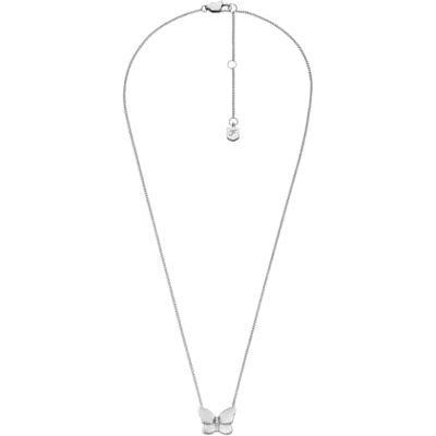 Fossil Sutton Damen Silberfarbene Edelstahl Halskette, JF04935SET Fossil Sutton Damen Silberfarbene Edelstahl Halskette, JF04935SET