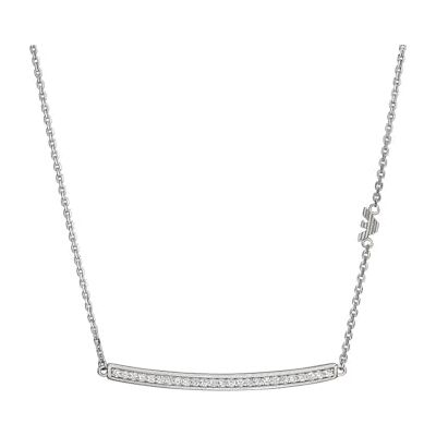 Giorgio Armani Halskette aus Sterlingsilber mit Karabinerverschluss für Damen Giorgio Armani Halskette aus Sterlingsilber mit Karabinerverschluss für Damen