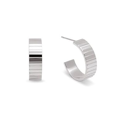 SINGULARU Creolen Gear. Edelstahl. Schmuck für Damen. SINGULARU Creolen Gear. Edelstahl. Schmuck für Damen.
