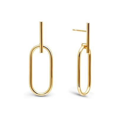 SINGULARU Renata Ohrringe. Messing mit 18 Kt Vergoldeter Beschichtung. Schmuck für Damen. SINGULARU Renata Ohrringe. Messing mit 18 Kt Vergoldeter Beschichtung. Schmuck für Damen.