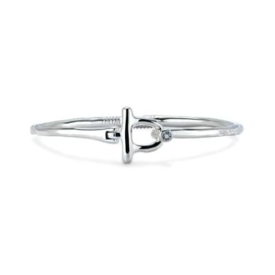 Uno de 50 Versilbertes Armband mit weißem Topas auf der Vorderseite, Grande, Silber, Kein Edelstein Uno de 50 Versilbertes Armband mit weißem Topas auf der Vorderseite, Grande, Silber, Kein Edelstein
