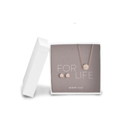 Bering Damen Kette Ohrring Set, roségoldfarben,aus Edelstahl 414LittleSparkle-719-Rosegold Bering Damen Kette Ohrring Set, roségoldfarben,aus Edelstahl 414LittleSparkle-719-Rosegold