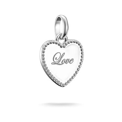 THOMAS SABO Charm-Anhänger Love-Herz Connect Silber Recyceltes 925 Silber THOMAS SABO Charm-Anhänger Love-Herz Connect Silber Recyceltes 925 Silber