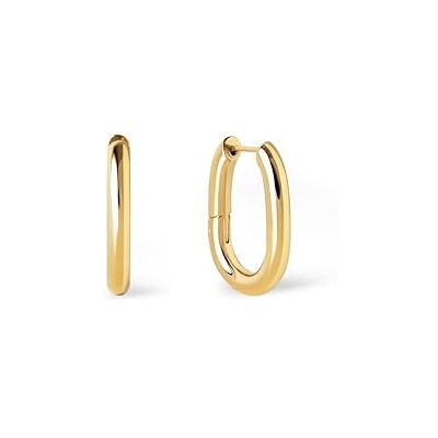 SINGULARU Bolero Creolen. Edelstahl mit 18 Kt Vergoldeter Beschichtung. Schmuck für Damen. SINGULARU Bolero Creolen. Edelstahl mit 18 Kt Vergoldeter Beschichtung. Schmuck für Damen.