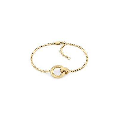 Tommy Hilfiger Jewelry Gliederarmband für Damen in Gelbgold mit einem Runden Charm 2780947 Tommy Hilfiger Jewelry Gliederarmband für Damen in Gelbgold mit einem Runden Charm 2780947