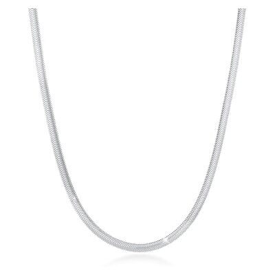 Elli PREMIUM Halskette Silber 925 Basic Kette Damen Schmuck Geschenke für Frauen Mädchen Mama Freundin, Schlangenkette Silberkette Länge 40 cm Elli PREMIUM Halskette Silber 925 Basic Kette Damen Schmuck Geschenke für Frauen Mädchen Mama Freundin, Schlangenkette Silberkette Länge 40 cm