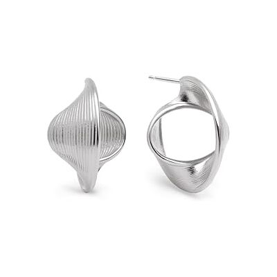 SINGULARU Infinity Ohrringe. Edelstahl mit silberfarbener Beschichtung. Schmuck für Damen. SINGULARU Infinity Ohrringe. Edelstahl mit silberfarbener Beschichtung. Schmuck für Damen.