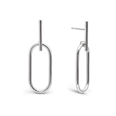 SINGULARU Renata Ohrringe. Messing mit Rhodium-Beschichtung. Schmuck für Damen. SINGULARU Renata Ohrringe. Messing mit Rhodium-Beschichtung. Schmuck für Damen.