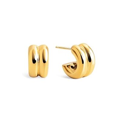 SINGULARU Ohrringe Shelly. Edelstahl mit 18K vergoldung. Schmuck für Damen. SINGULARU Ohrringe Shelly. Edelstahl mit 18K vergoldung. Schmuck für Damen.