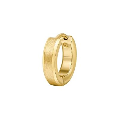 Brosway INK Einzelohrring aus 316L-Edelstahl mit 14-karätiger Gold-PVD-Beschichtung, BIK23 Brosway INK Einzelohrring aus 316L-Edelstahl mit 14-karätiger Gold-PVD-Beschichtung, BIK23