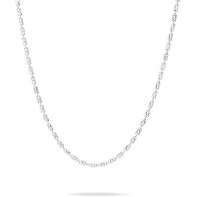 Echtzeit Halskette The Glitter One 45 cm funkelnde Silberkette aus 925 Sterling Silber mit Glitzereffekt hochwertiger & langlebiger Schmuck für Damen Echtzeit Halskette The Glitter One 45 cm funkelnde Silberkette aus 925 Sterling Silber mit Glitzereffekt hochwertiger & langlebiger Schmuck für Damen