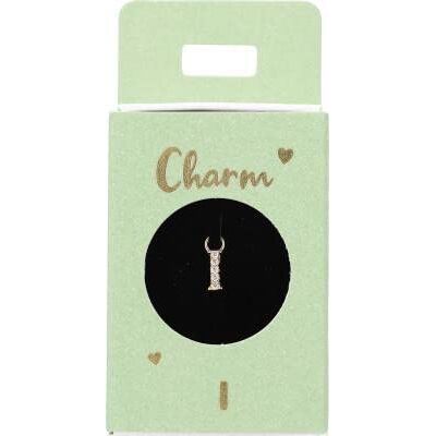 Depesche 11834-009 Charm Buchstabe I, vergoldeter Anhänger für Halsketten, Armband und Ohrringe, ideal als kleines Geschenk Depesche 11834-009 Charm Buchstabe I, vergoldeter Anhänger für Halsketten, Armband und Ohrringe, ideal als kleines Geschenk