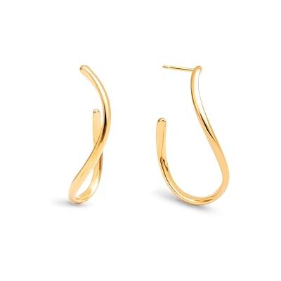 SINGULARU Brisa Ohrringe. Edelstahl mit 18 Kt Vergoldeter Beschichtung. Schmuck für Damen. SINGULARU Brisa Ohrringe. Edelstahl mit 18 Kt Vergoldeter Beschichtung. Schmuck für Damen.