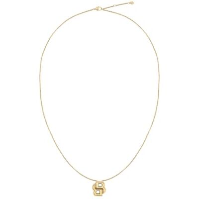 Boss Damen-Halskette mit Anhänger, verstellbar, goldfarben Double-B-Kollektion, goldfarben, SKU: 1580857 Boss Damen-Halskette mit Anhänger, verstellbar, goldfarben Double-B-Kollektion, goldfarben, SKU: 1580857