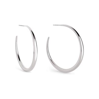 SINGULARU Slay Ohrringe. Edelstahl mit silberfarbener Beschichtung. Schmuck für Damen. SINGULARU Slay Ohrringe. Edelstahl mit silberfarbener Beschichtung. Schmuck für Damen.