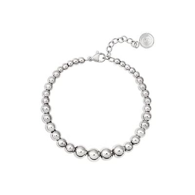 SINGULARU Grow Pebbles Armband. Edelstahl mit Silberfarbener Beschichtung. Schmuck für Damen. SINGULARU Grow Pebbles Armband. Edelstahl mit Silberfarbener Beschichtung. Schmuck für Damen.