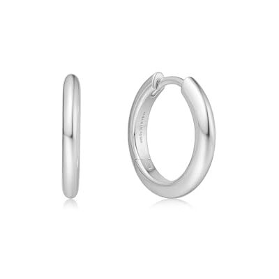 Ania Haie Damen Creolen Vogue Maven Tube Small Huggie Hoop aus 925 Sterling Silber, Größe: 12 x 2 mm, inkl. Geschenkverpackung Ania Haie Damen Creolen Vogue Maven Tube Small Huggie Hoop aus 925 Sterling Silber, Größe: 12 x 2 mm, inkl. Geschenkverpackung