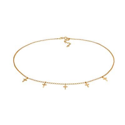 Elli Halskette Damen Choker Kreuz Glaube Religion Trend in 925 Sterling Silber Elli Halskette Damen Choker Kreuz Glaube Religion Trend in 925 Sterling Silber